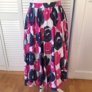 Vintage 80s does 50s circle skirt with pockets